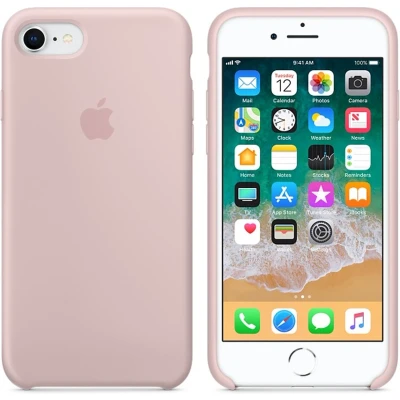 Afbeelding van Apple origineel silicone case iPhone 7 / 8 SE 2020 pink sand MQGQ2ZM/A