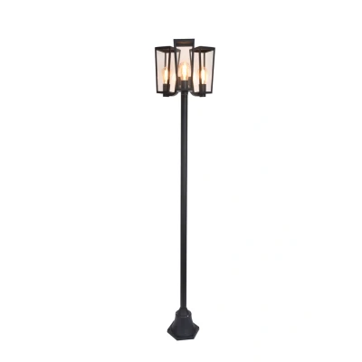 Afbeelding van Lutec 7196603012 PINE Staande buitenlamp E27 40.0000000000000 W Zwart