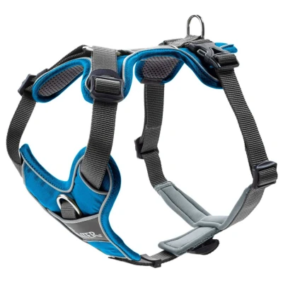 Afbeelding van Hunter Harnas Divo Blauw&amp;Grijs Hondentuig 52 68 cm