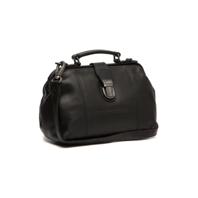 Afbeelding van The Chesterfield Brand Leren Schoudertas Zwart Rachael