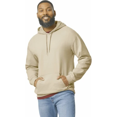 Afbeelding van Gildan Sweater met capuchon Midweight Softstyle GISF500 Sand