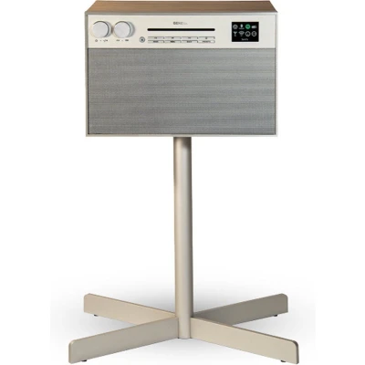 Afbeelding van Geneva Combi Deal DeCon M + Stands ( walnoot/zilver)