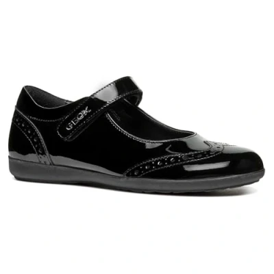 Afbeelding van Geox J Iberide Girl H platte ballerina&#039;s voor meisjes, zwart., 39 EU