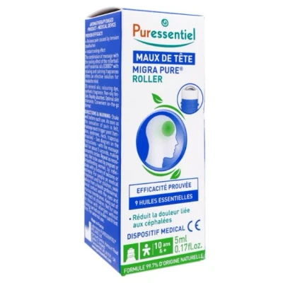 Afbeelding van Puressentiel Hoofdpijnroller met 9 Essentiële Oliën 5 ml