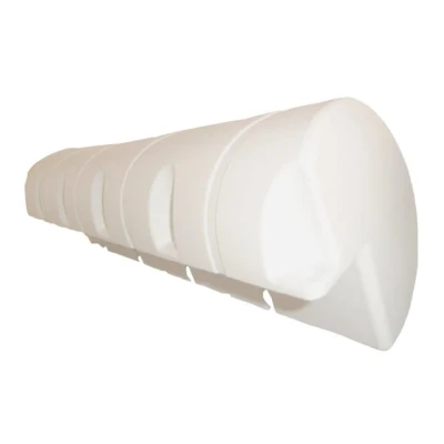 Afbeelding van Steigerfender groot 110x24x24cm wit