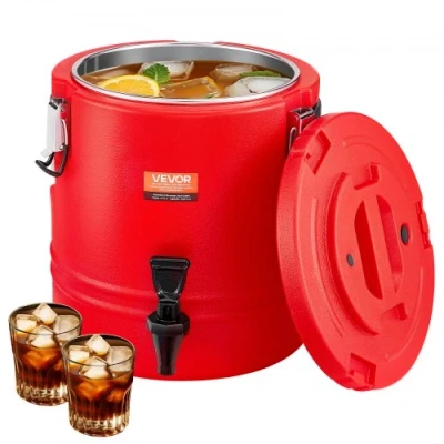 Image de VEVOR Distributeur de Boissons Isotherme Fontaine à Eau Chaud et Froid 11,4 L