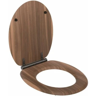 Afbeelding van Toiletbril Gelco Walnoot