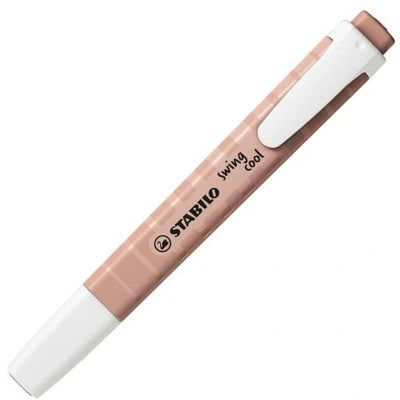 Afbeelding van STABILO SWING COOL naturecolor markeerstift, umber (bruin) 10 stuks