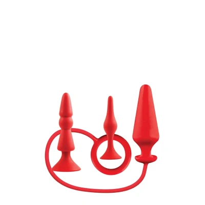 Afbeelding van Siliconen Anaal Kit Rood