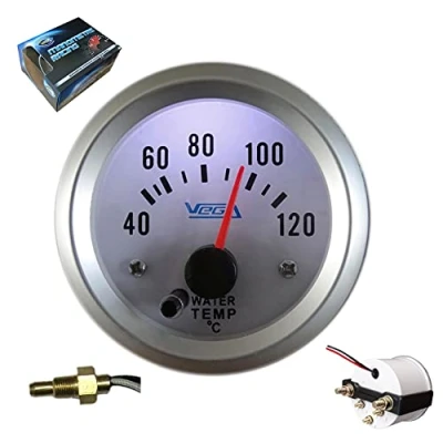 Afbeelding van VEGA Manometer watertemperatuur 40 120 C 7 kleuren witte achtergrond 52 mm
