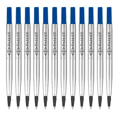 Afbeelding van Rollerpenvulling Parker Quink blauw medium