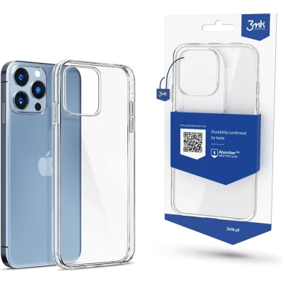 Afbeelding van 3mk iPhone 13 Pro Clear Case Telefoonhoesje Voor Optimale Bescherming Transparant Europese Kwaliteit