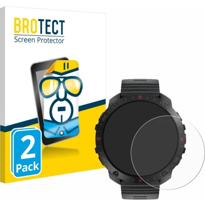 Afbeelding van BROTECT Screenprotector voor Polar Grit X2 Pro Folie Beschermfolie transparant (2 Stuks)