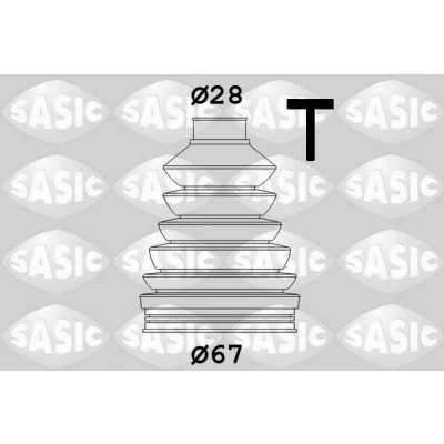 Afbeelding van SASIC 1906023 Aandrijfashoes Versnellingsbak zijde Thermoplastic VOLKSWAGEN: GOLF 4, 5, 6, AUDI: A4 B8 Avant, TT Coupe, A3 Sportback