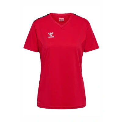 Afbeelding van Hummel Authentic Sport Tshirt, Dames, Maat: 44, True red