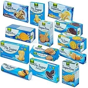 Afbeelding van Gullon Big Selections 13 stuks gezonde koekjes zonder toegevoegde suiker, 3,2 kg, geschikt voor diabetici, assortiment koekjes, wafels, chocolade, spijsvertering, vezels, zandkoek, Oreo