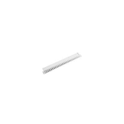 Afbeelding van Lanberg AK 1201 S, Paneel voor kabelbeheer, Grijs, Metaal, 1U, 48,3 cm (19&quot;), 482,6 mm