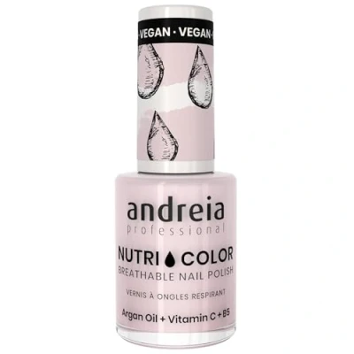 Afbeelding van Andreia Professional NutriColor Nagellak, ademend, veganistisch, kleur NC27, roze wit, 10,5 ml