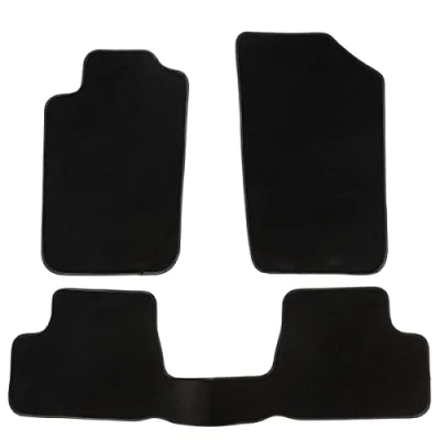 Afbeelding van DBS 1764126 Auto vloermatten op maat 3 delig antislip hoogwaardig naaldvilt 1000 g/m² velours productie assortiment Luxe