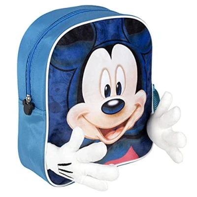 Afbeelding van Schoolrugzak Mickey Mouse Blauw (25 x 31 1 cm)