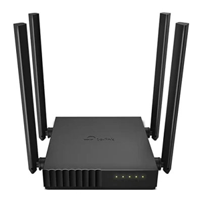 Afbeelding van TP Link Archer C54 AC1200 Dual AP/router, 4 x LAN, 1 WAN/300 Mbps 2,4/867 5 GHz, direct naar het stopcontact, binnen, AP/Client/r