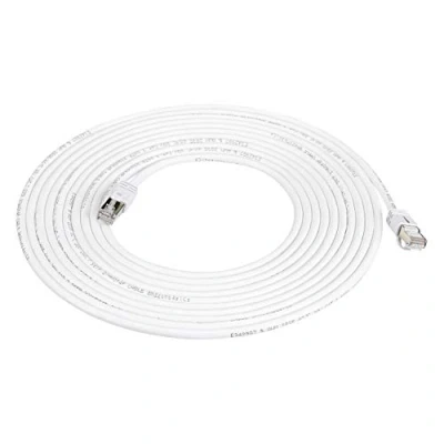 Afbeelding van Amazon Basics Cat 7 Internetkabel (Highspeed, Gigabit Ethernet patchkabel, wit, 1 stuk, 6 m)