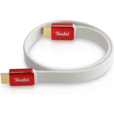 Afbeelding van 0,75 m HDMI Flachkabel 2.0, Blanc