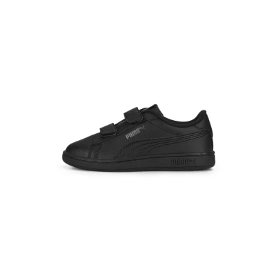 Afbeelding van Puma Smash Sneakers laag blackshadow gray voor kinderen, Maat: 35, Black shadow Leer/ synthetisch