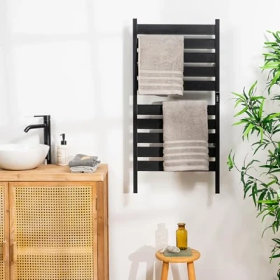 Afbeelding van Elektrische Wand of Vloer Handdoekrail Towarall InnovaGoods 10 Stangen