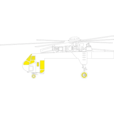 Afbeelding van 1:35 Eduard BIG33152 Accessoires for CH 54A ICM set