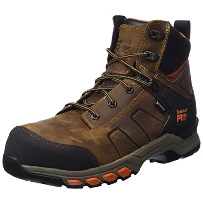 Afbeelding van Timberland Hypercharge werkschoen S3 HRO SRC WR Brown/Orange 8/42