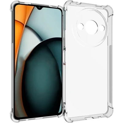Afbeelding van iMoshion Hoesje Geschikt voor Xiaomi Redmi A3 Siliconen Shockproof Case Transparant