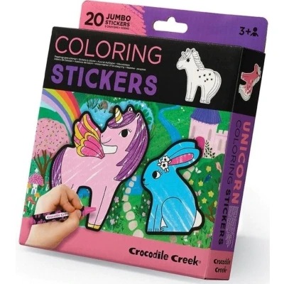 Afbeelding van Crocodile creek kleurstickers eenhoorn