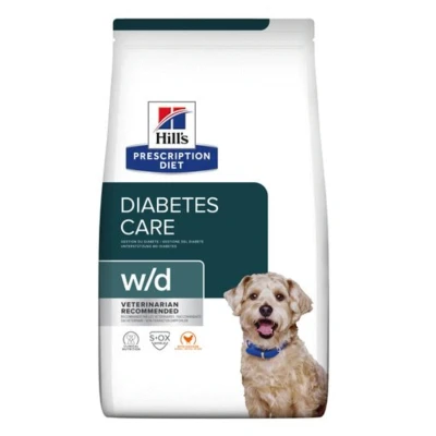 Afbeelding van Hill&#039;s Prescription Diet W/D Digestive/Weight/Diabetes Management Zak Kip Hondenvoer 4 kg