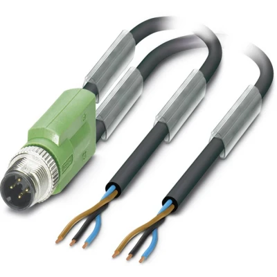 Afbeelding van Phoenix Contact 1669754 Sensor/actuator connector, geassembleerd M12 Aantal polen: 3 Stekker, recht 5.00 m 1 stuk(s)