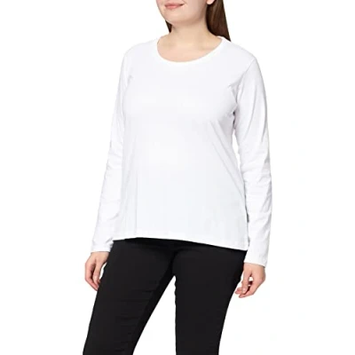 Afbeelding van berydale Bd159 Dameshemd met lange mouwen, 5 stuks, Wit.