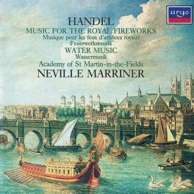 Afbeelding van Handel: Royal Fireworks, Water Music / Marriner