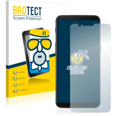 Afbeelding van BROTECT Screenprotector voor OnePlus 5T Folie Beschermfolie Beschermglas matte