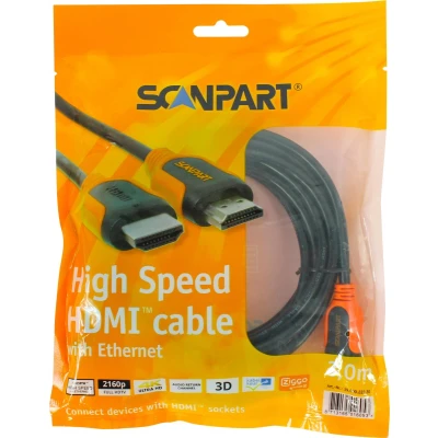 Afbeelding van Scanpart Hdmi Kabel Oranje 3M