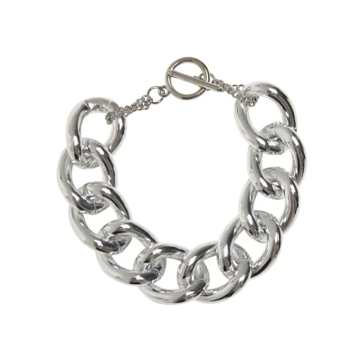 Afbeelding van Urban Classics Flashy Chain Armband silvercoloured, Dames, Maat: S/M, Silver coloured