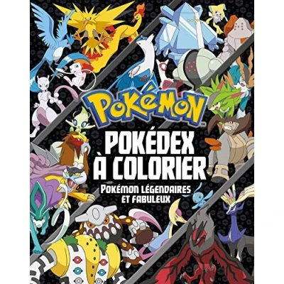 Afbeelding van pokemon pokedex a colorier special legendaires et fa