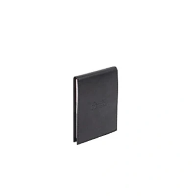 Afbeelding van RHODIA 118119C etui met klemhouder + notitieblok nr. 11 zwart A7 8,4 x 11,5 cm kleine ruitjes 80 vellen afneembaar wit licht papier g/m² potloodhouder kunstleer
