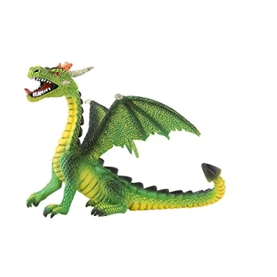 Image de Bullyland Dragon vert assis