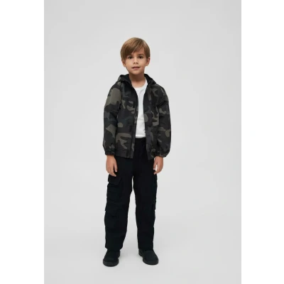Afbeelding van Brandit Kinder KIDS Frontzip Jas voor kinderen, Maat: 158/164, Dark camouflage