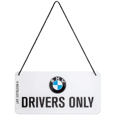 Image de BMW Logo Drivers Only Plaque de Porte