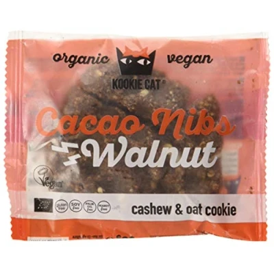 Afbeelding van Kookie Cat Cacao nibs walnut 50 gram