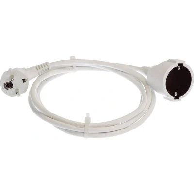 Afbeelding van AS Schwabe 50511 Stroom Verlengkabel 16 A Wit 5.00 m H05VV F 3G 1,5 mm²