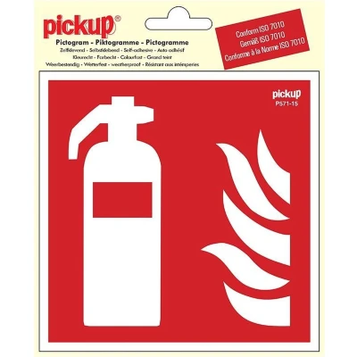 Afbeelding van Pickup Pictogram Vinyl 15x15cm Brandblusser