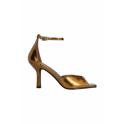 Afbeelding van sacha Sandalen met hoge hak, Dames, Maat: 37, Gold Schoenen