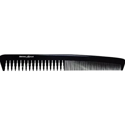 Afbeelding van Hercules Barber Soft Cutting kam AC4/7 zwart 17,8cm Haibu by Kapperskorting.com